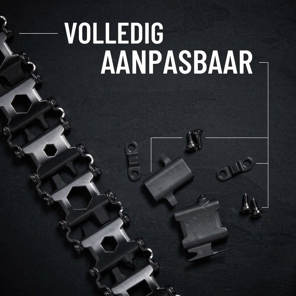 GearPro™ armbånd i rustfrit stål