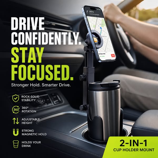 NordGrip™ Kopholder Telefonholder 360°