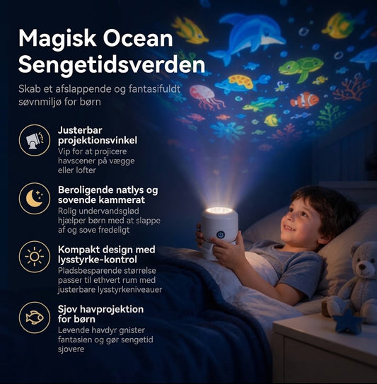 DreamLight™ natlampe med projektor