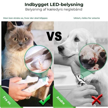 PawGlow™ LED Negleklipper til Kæledyr