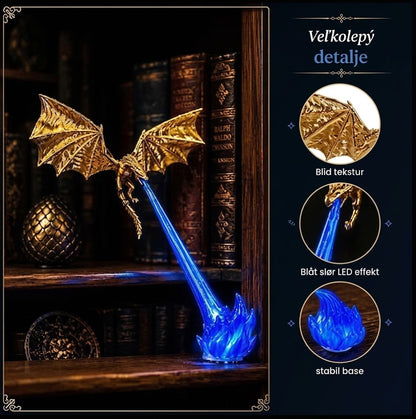 DragonFlame™ LED dragefigur