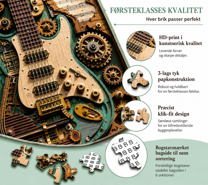 Gear og Strenge™ Guitar-puslespil