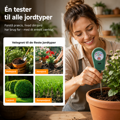 SoilSense™Jordtester 3-i-1