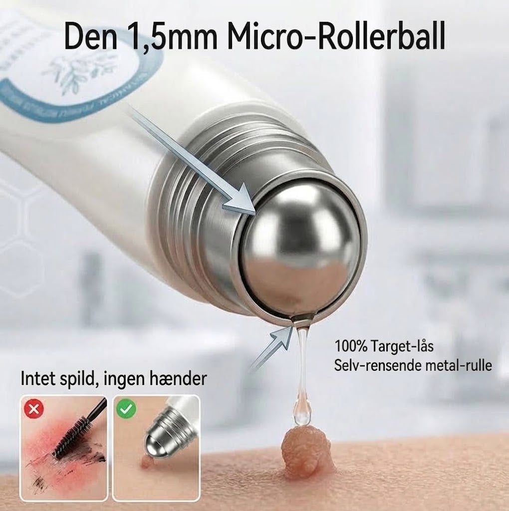 Rollerball™ Serum mod vorter og hudforandringer