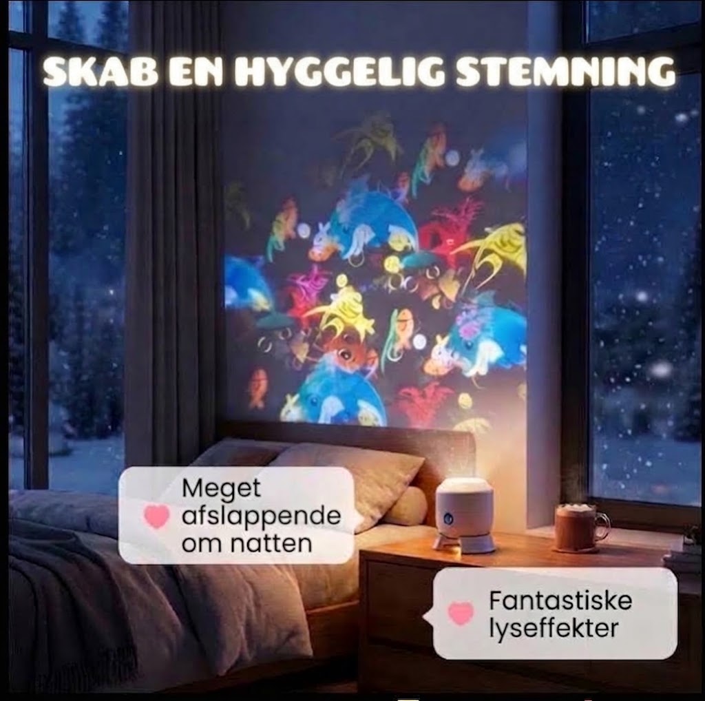 DreamLight™ natlampe med projektor