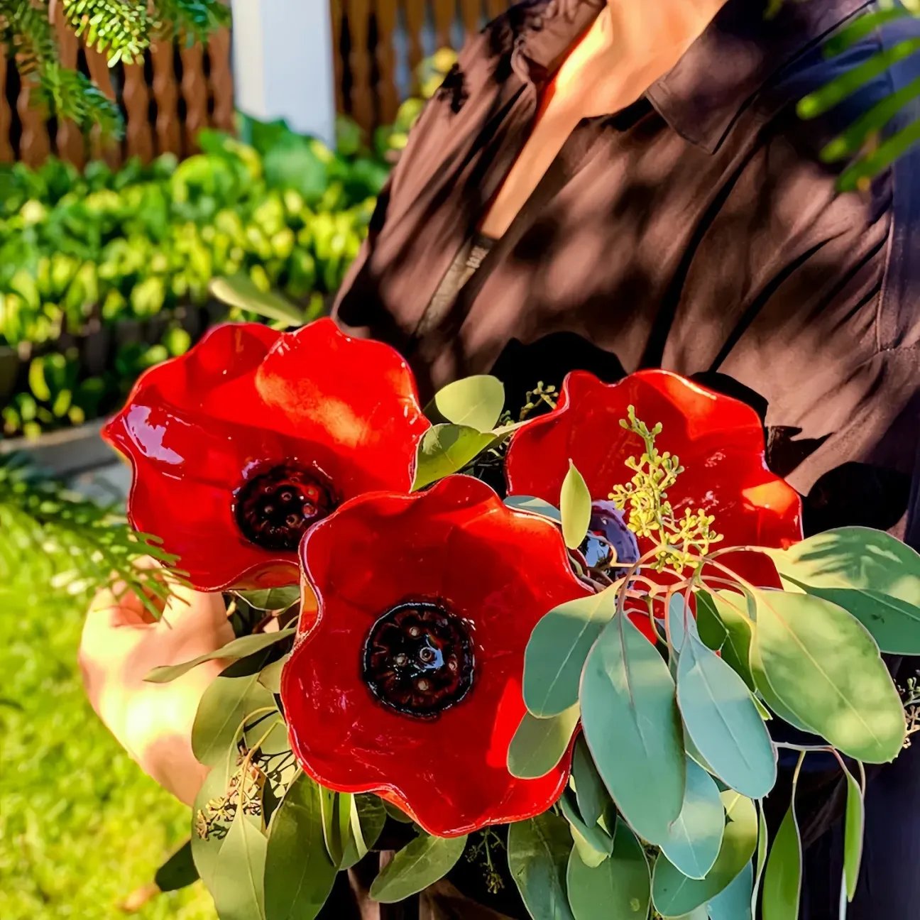 HaveLiv™ 2-i-1 Metalblomst & Fuglebad