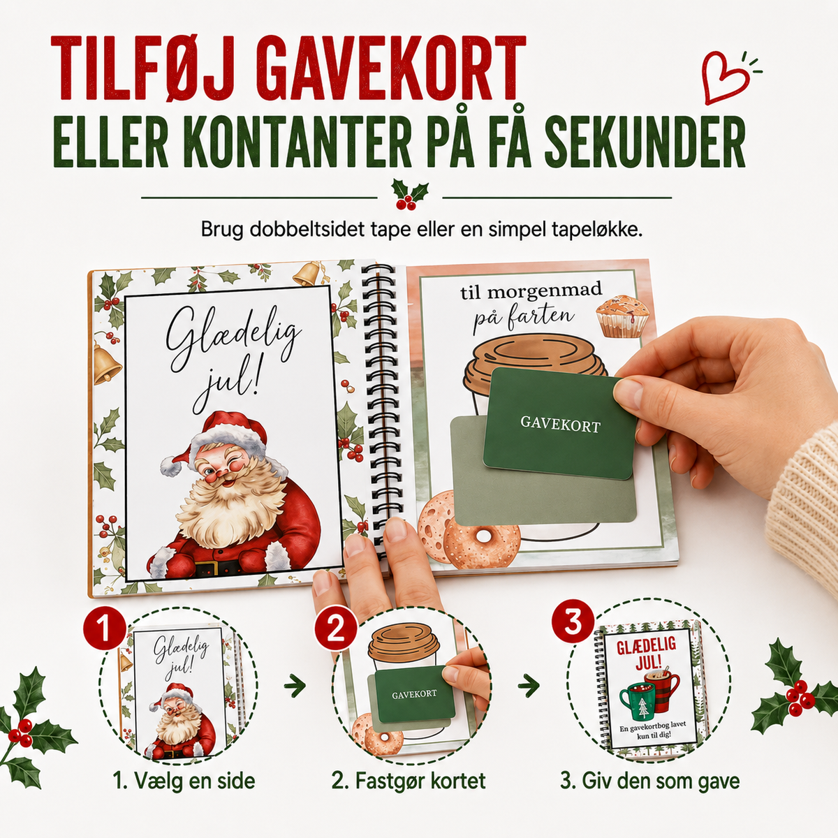 JuleGlæde™ Julegavekortbog