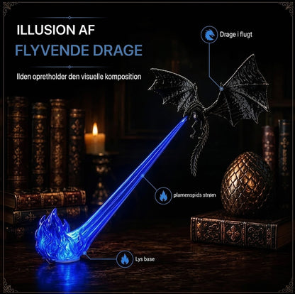 DragonFlame™ LED dragefigur