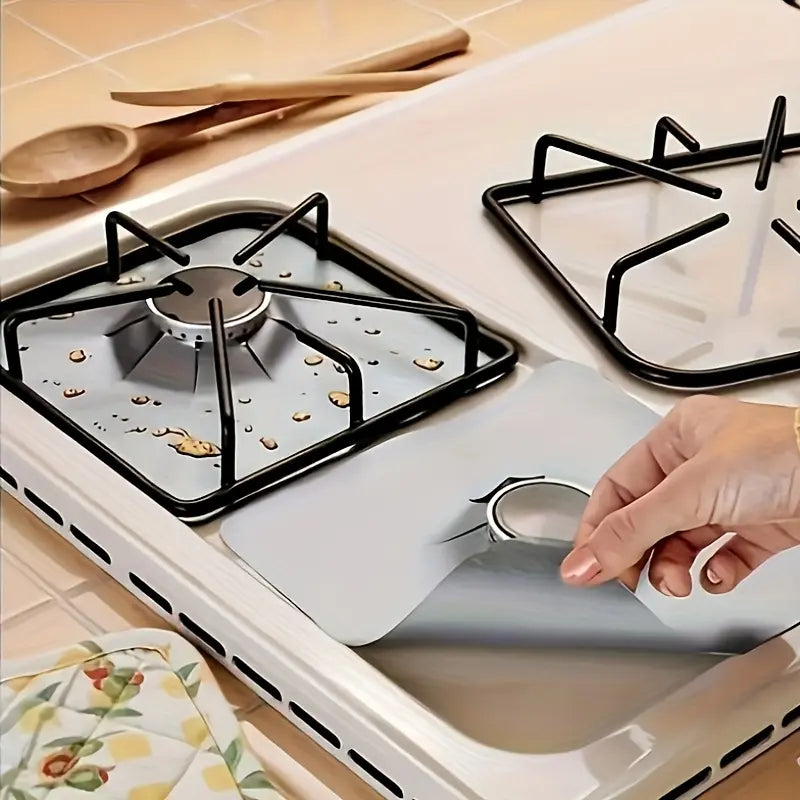 CookGuard™ Genanvendelige komfurbeskyttere (4 Stk)