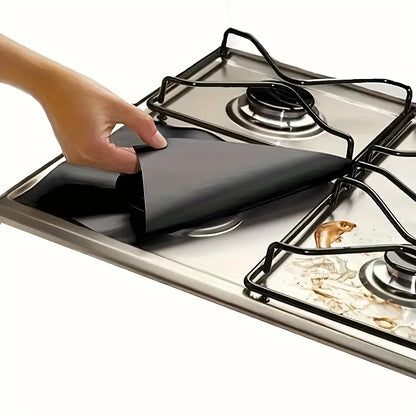 CookGuard™ Genanvendelige komfurbeskyttere (4 Stk)