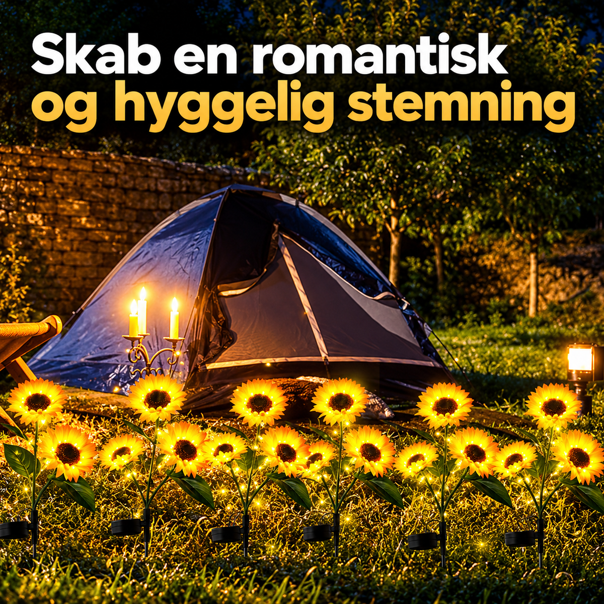 SolarBloom™ solcelle-solsikkelampe