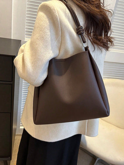 Elvara™ Elegant Totetaske med Foldedetalje