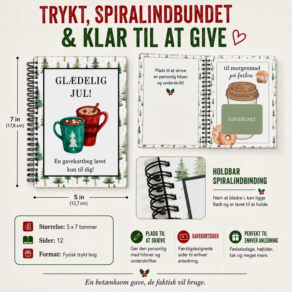 JuleGlæde™ Julegavekortbog