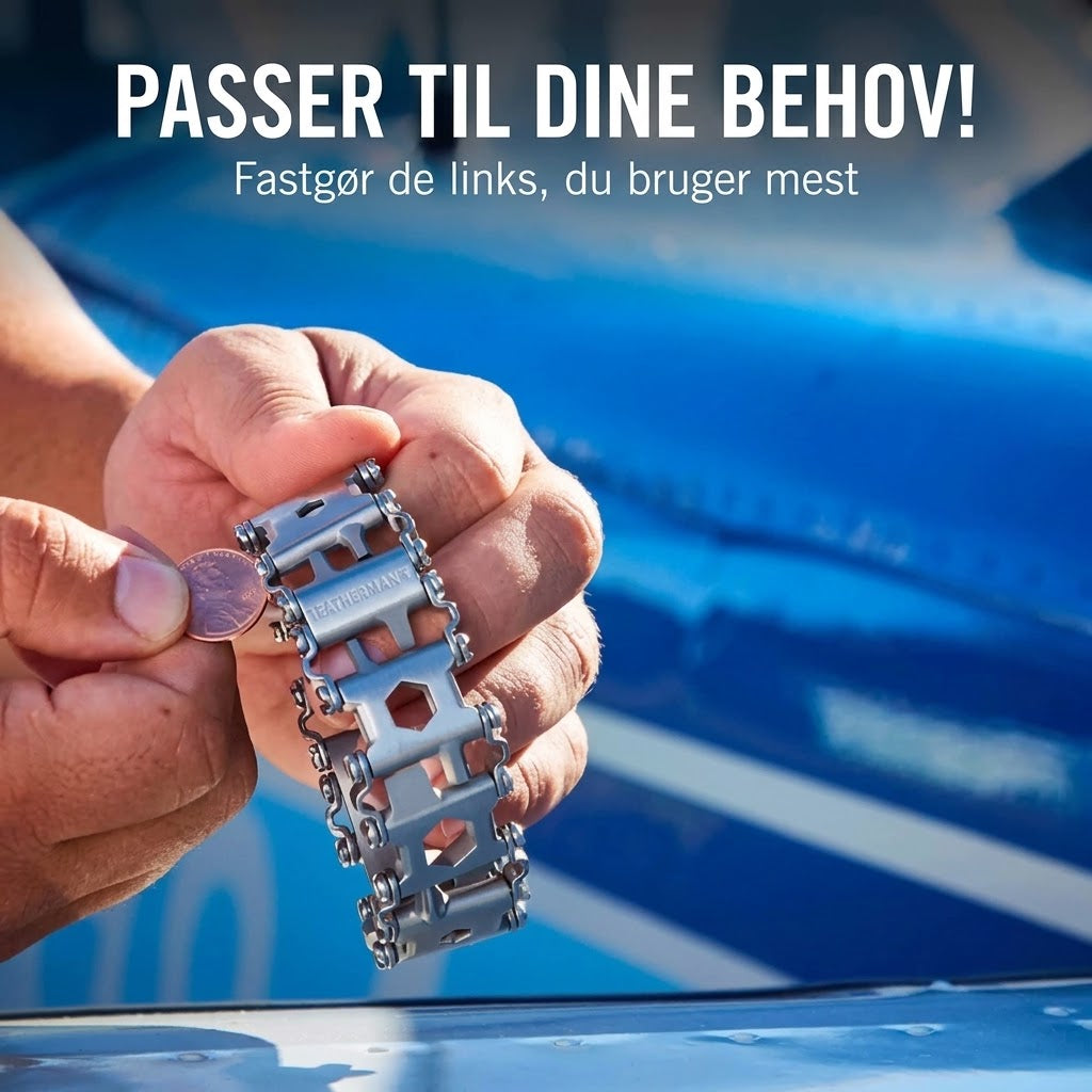 GearPro™ armbånd i rustfrit stål