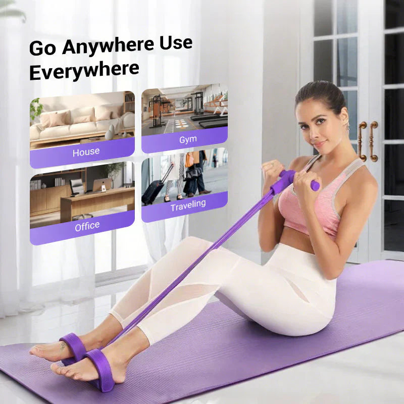 FitFlex™ Multifunktionel hjemmetræner med modstandsbånd