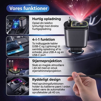 AutoCharge™ 4-i-1 Hurtigoplader