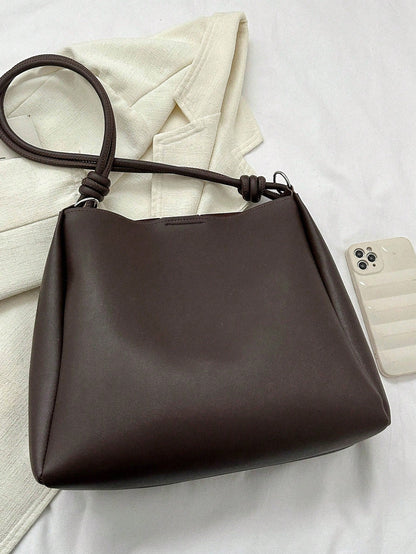 Elvara™ Elegant Totetaske med Foldedetalje
