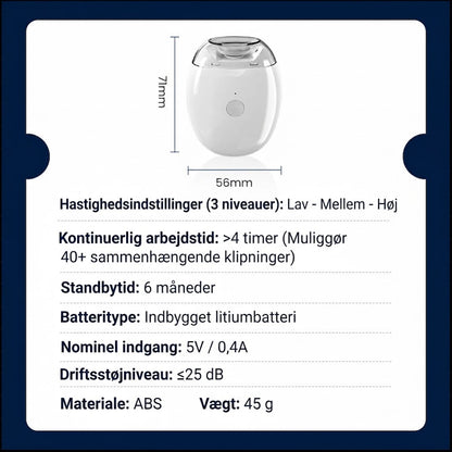 NailPro™ Elektrisk Negleklipper