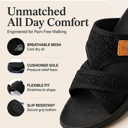 WideEase™ Sandaler til brede fødder