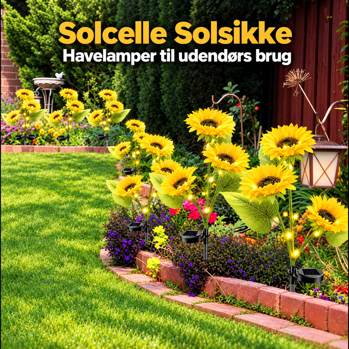 SolarBloom™ solcelle-solsikkelampe