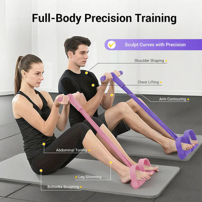 FitFlex™ Multifunktionel hjemmetræner med modstandsbånd
