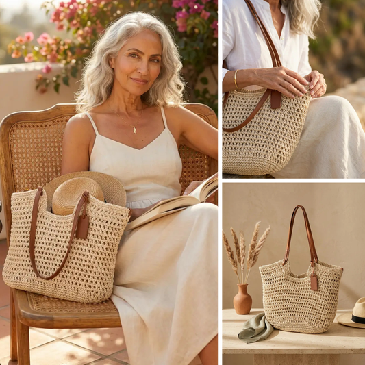 Emma Lund™ Håndvævet Tote Bag