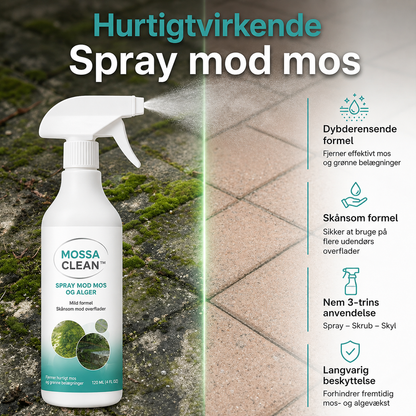 MossaClean™ – Effektiv spray mod mos og alger