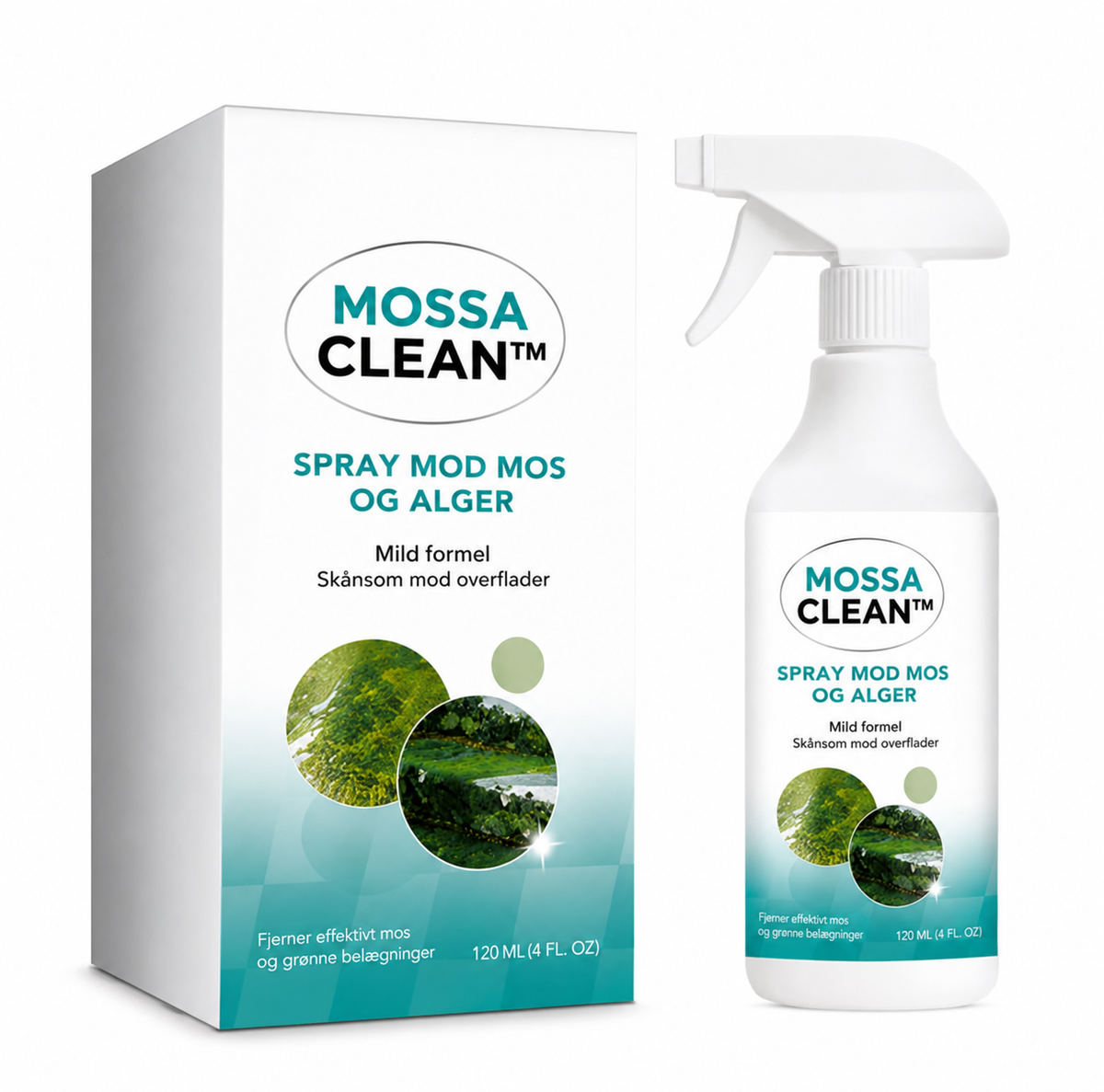 MossaClean™ – Effektiv spray mod mos og alger