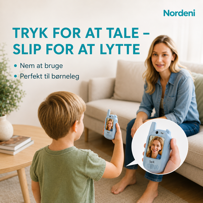 TalkView™ – Video-walkie-talkies til børn (2-pak)