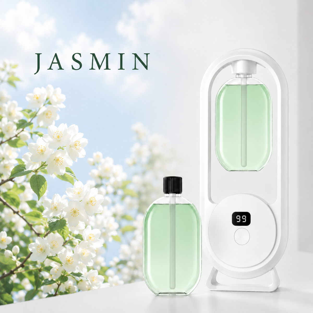 AromaMist™ Digital duftspreder + 50 ml duftolie