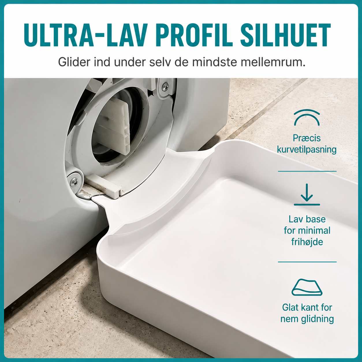 DryGuard™ Opsamlingsbakke til Vaskemaskinens Afløb