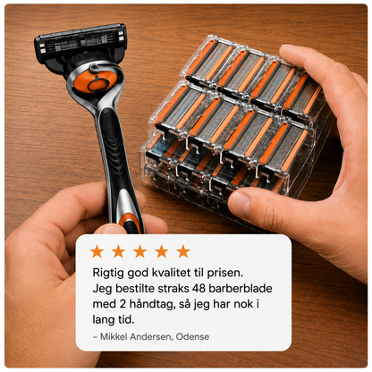 UltraSharp™ 24 Barberhoveder + Gratis Håndtag