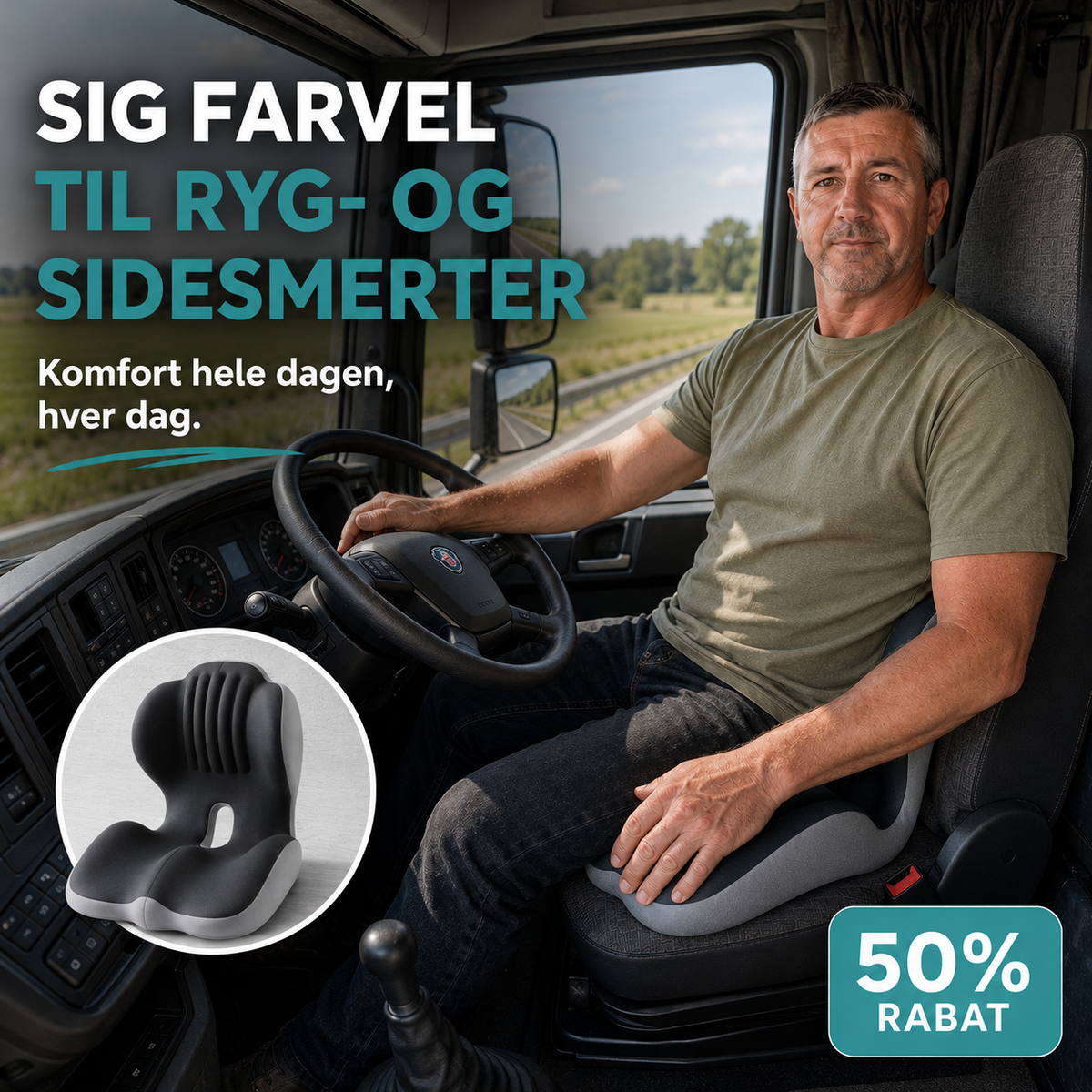 RygRo™ Ergonomisk siddepude