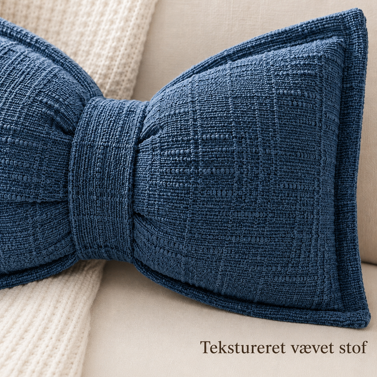 BowLuxe™ Sløjfepude i chenille