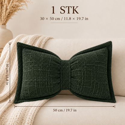 BowLuxe™ Sløjfepude i chenille