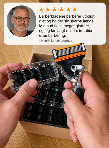 UltraSharp™ 24 Barberhoveder + Gratis Håndtag