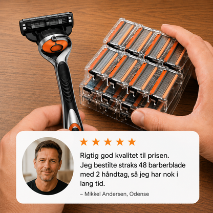 UltraSharp™ 24 Barberhoveder + Gratis Håndtag