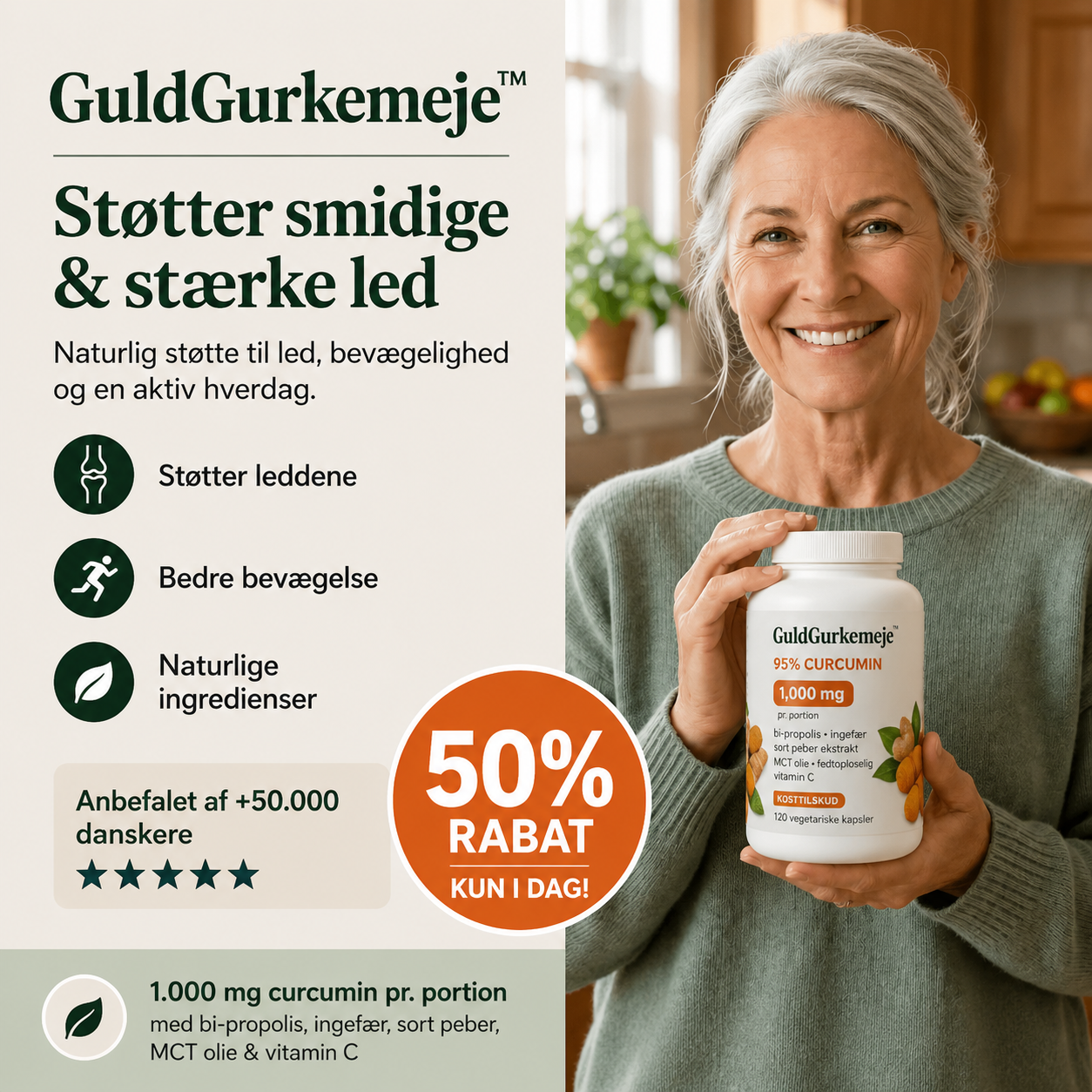 GuldGurkemeje™ Curcumin 95