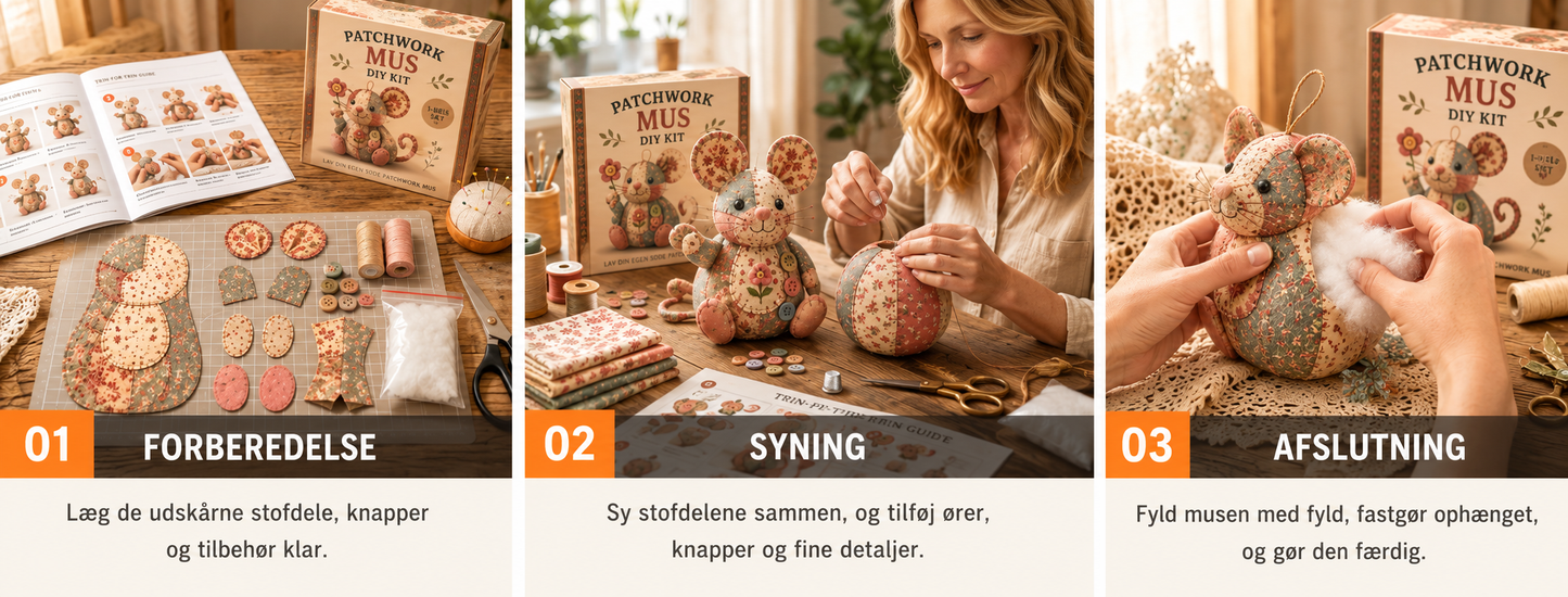 Myssy™ – DIY Patchwork Musesæt