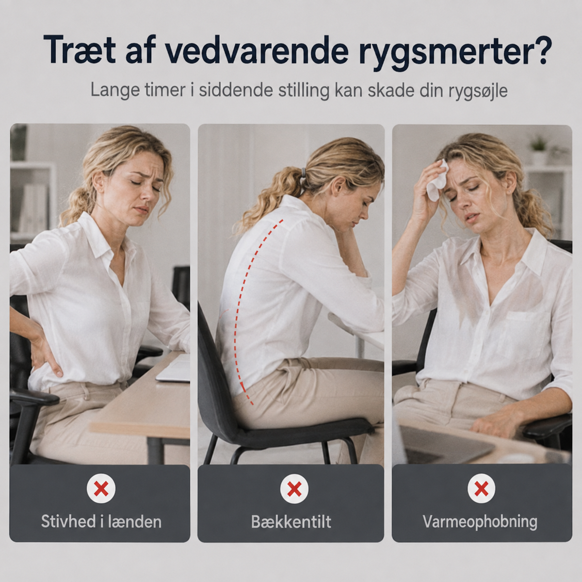 RygRo™ Ergonomisk siddepude