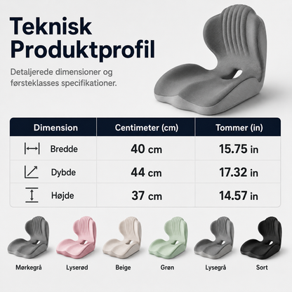 RygRo™ Ergonomisk siddepude