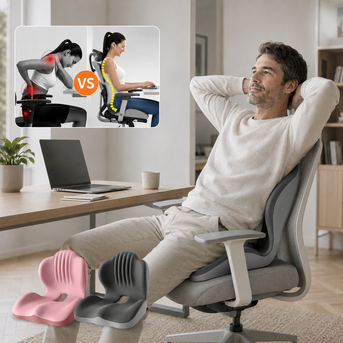RygRo™ Ergonomisk siddepude
