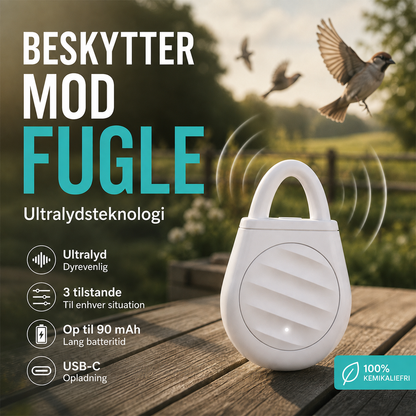 SkadedyrVæk™ Ultrasonisk Skadedyrsafskrækker