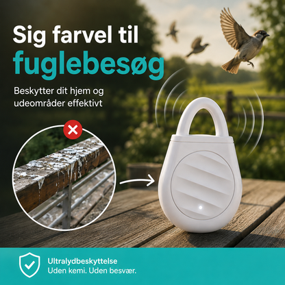 SkadedyrVæk™ Ultrasonisk Skadedyrsafskrækker