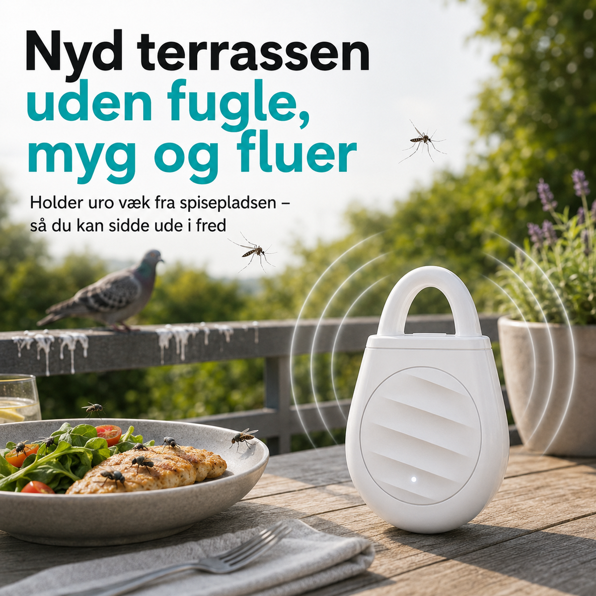 SkadedyrVæk™ Ultrasonisk Skadedyrsafskrækker
