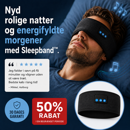 SleepBand™ - Bluetooth Sovemaske til en bedre nattesøvn