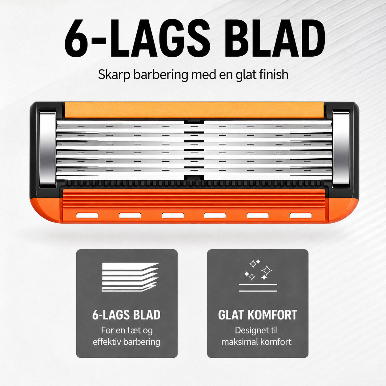 UltraSharp™ 24 Barberhoveder + Gratis Håndtag
