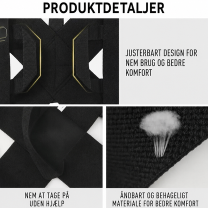 LiftAlign™ Justerbar støtte til skuldre, ryg og kropsholdning