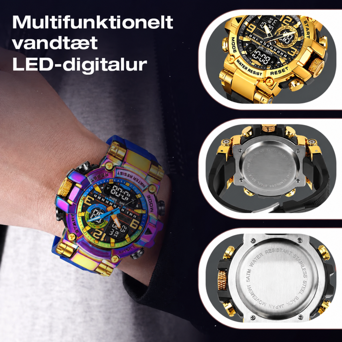 Voltix™ Multifunktionelt sportsur med LED-display