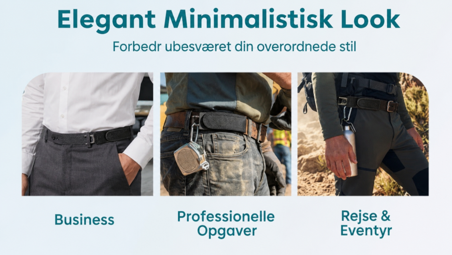 BuckleFree™ | Elastisk Bælte Uden Spænde